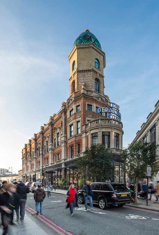 View of The Department Store Studios Brixton from Ferndale Road