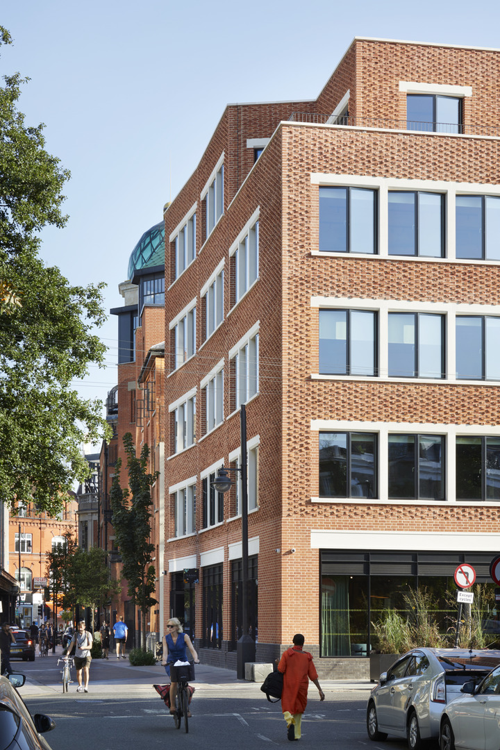 External view of The Department Store Studios, show the beautiful brickwork 